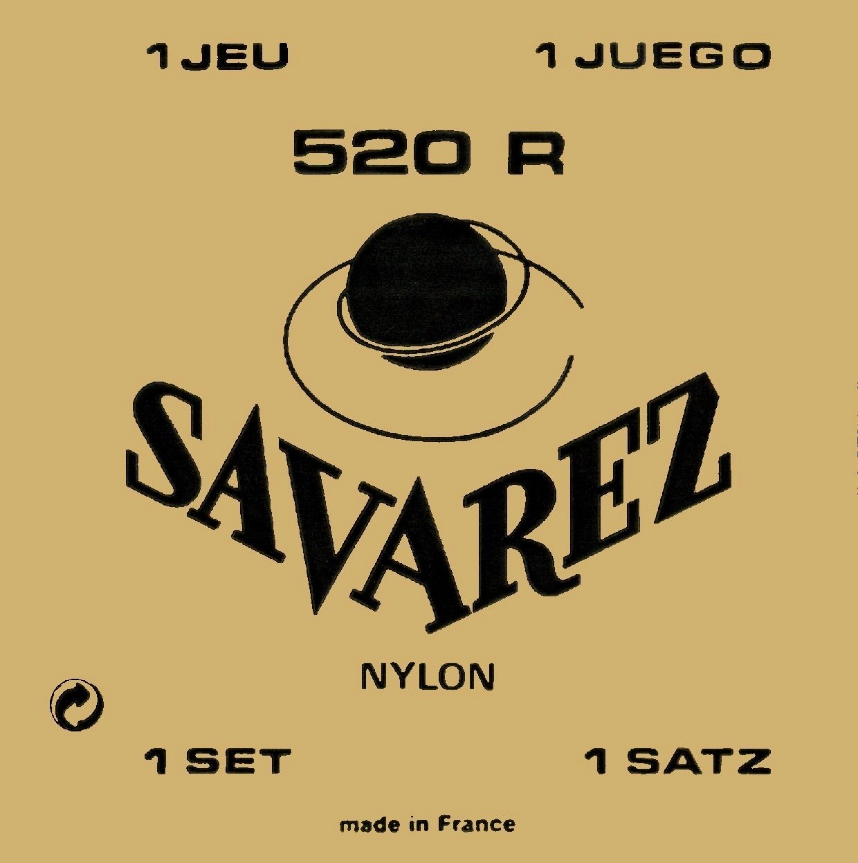 Savarez 520R Nylonsaiten-Satz für Konzertgitarre Medium Tension