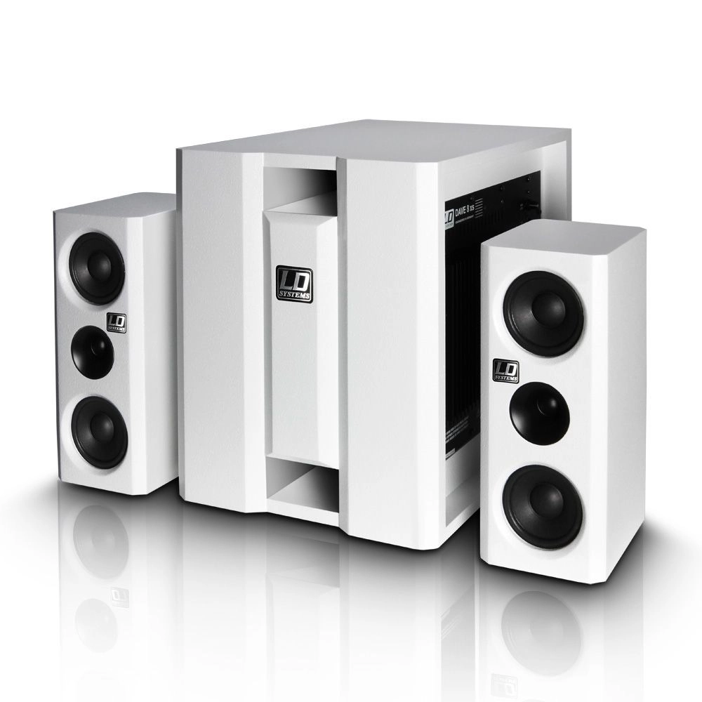 LD Systems Dave 8 XSW weiß Kompakt PA-System