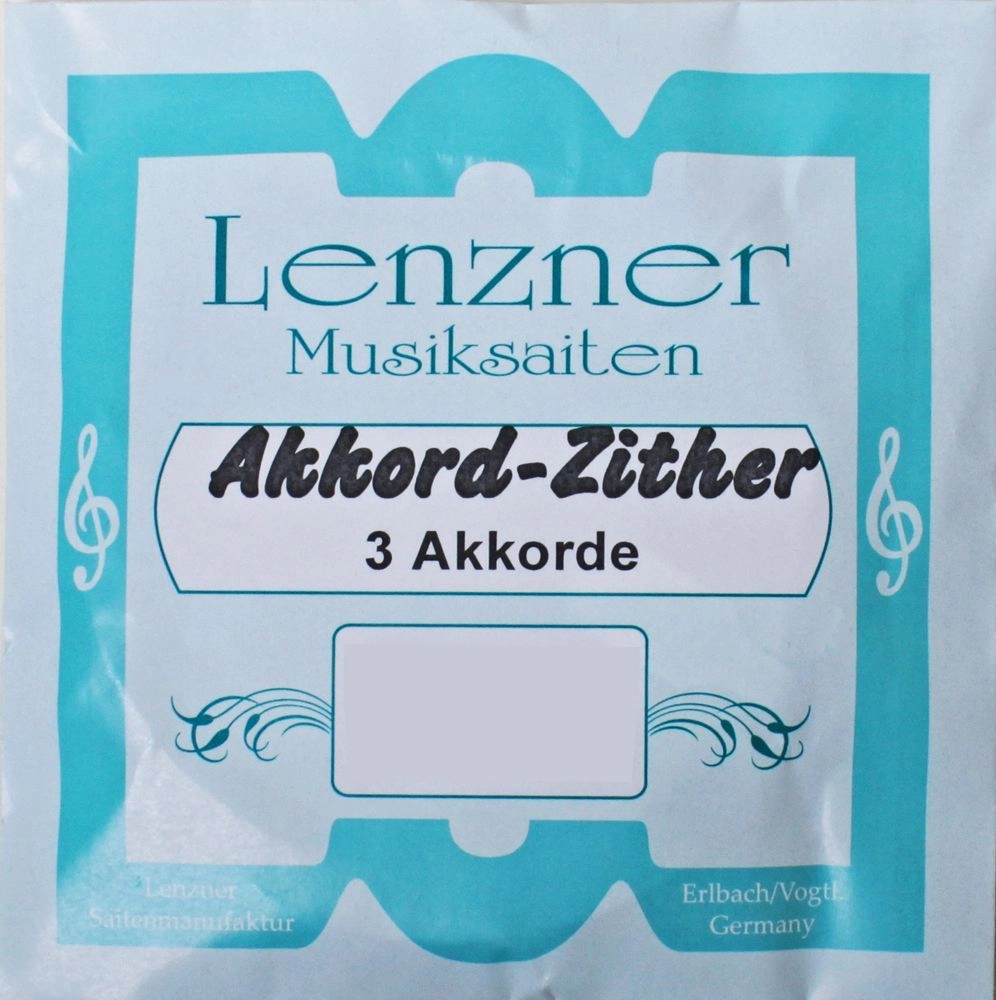 Lenzner Zither-Saiten Akkordzither, original Saiten für 331/200-5 37 Saiten