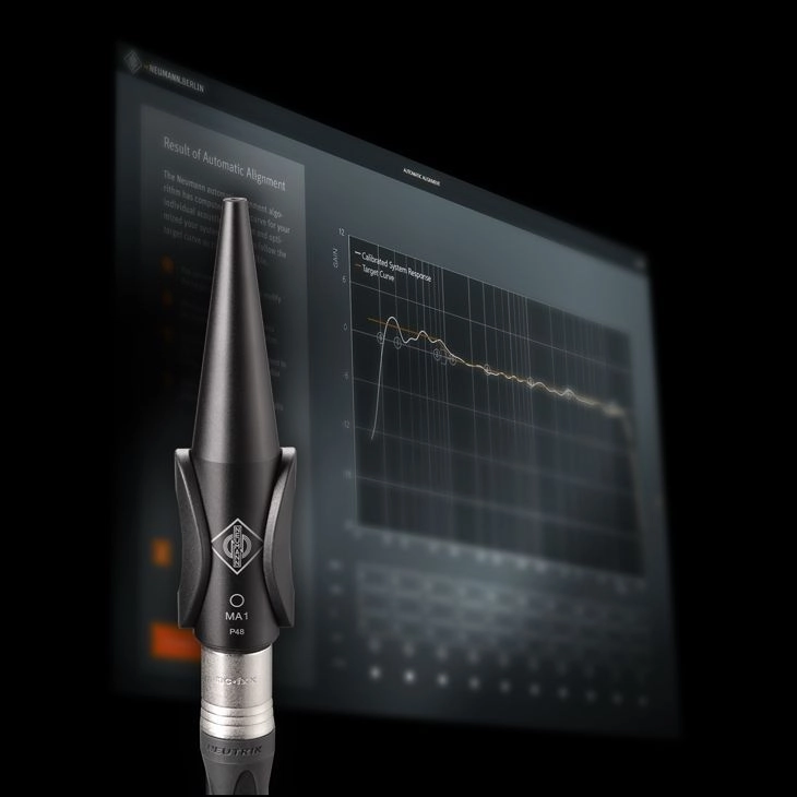 Neumann MA 1 Automatic Monitor Alignment, Messmikrofon mit Kugelcharakteristik