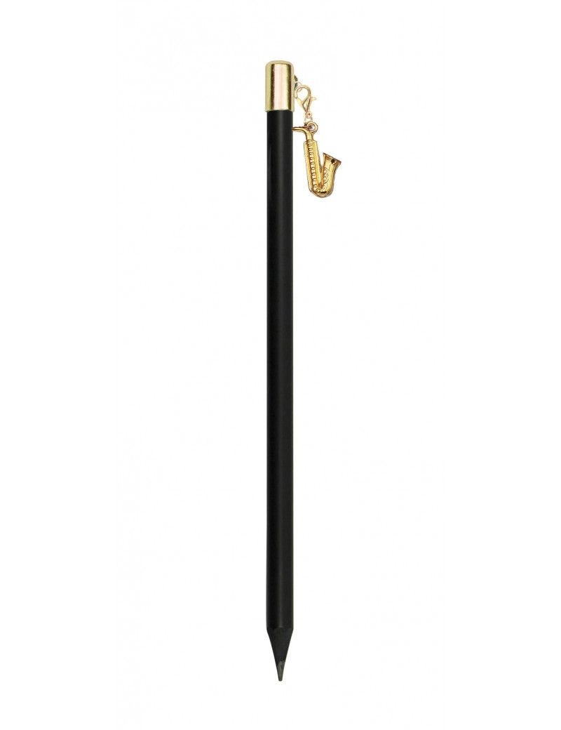 Bleistift mit Saxophon-Anhänger ideal als Geschenk / gift