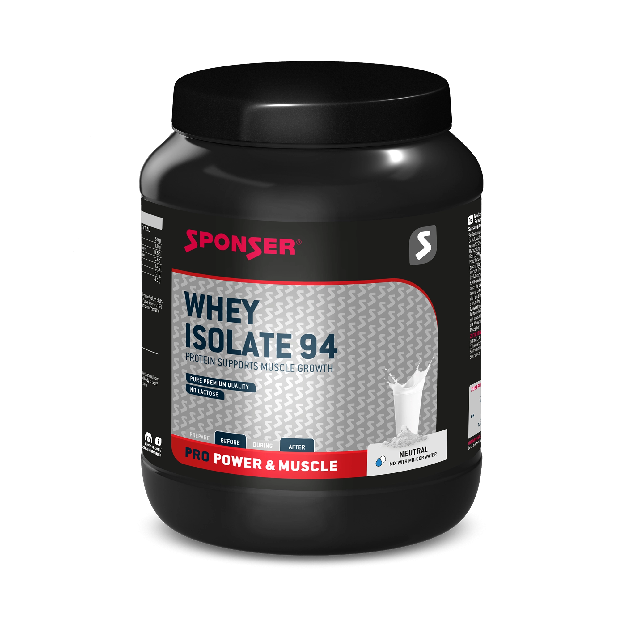 WHEY ISOLATE 94 NEUTRAL