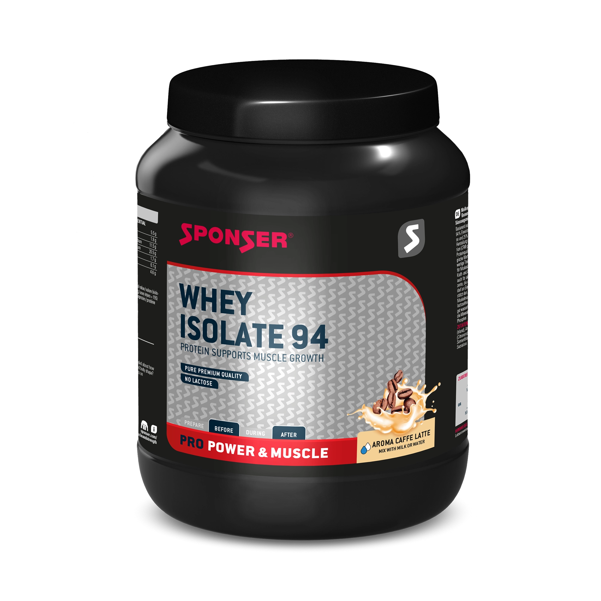 WHEY ISOLATE 94 CAFFE LATTE