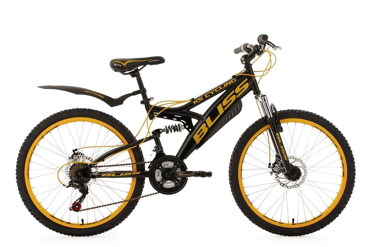Jugendfahrrad Mountainbike Fully 24'' Bliss