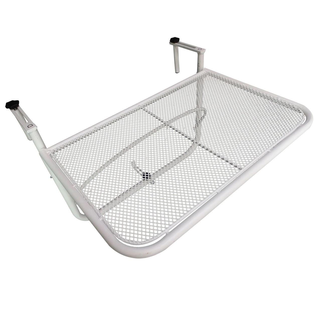 Balkonhängetisch Gartentisch viereckig höhenverstellbar Metall