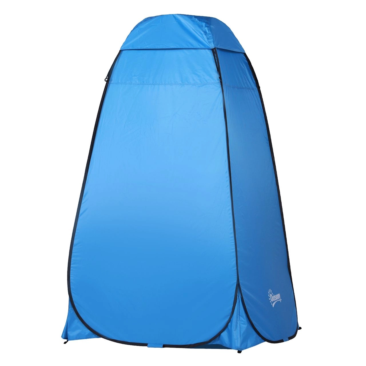 Pop up Toilettenzelt Mobiles Camping Duschzelt Umkleidezelt mit Innentasche Blau 120 x 120 x 190 cm