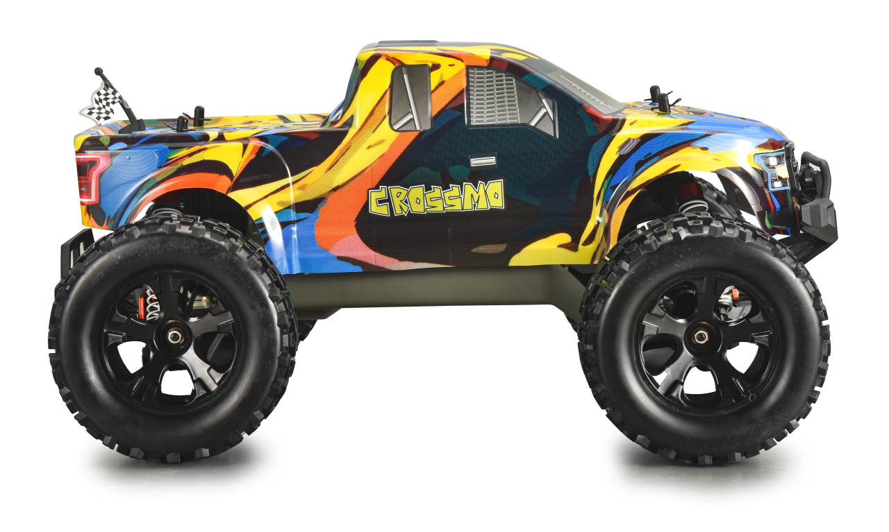 JAMARA-053131-Crossmo Monstertruck 4WD 1:10 Lipo 2,4GHz