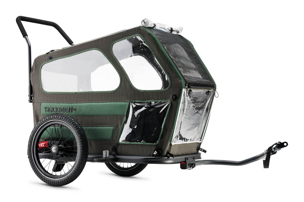 Hundeanhänger Dog M Dark Grey/Dark Green