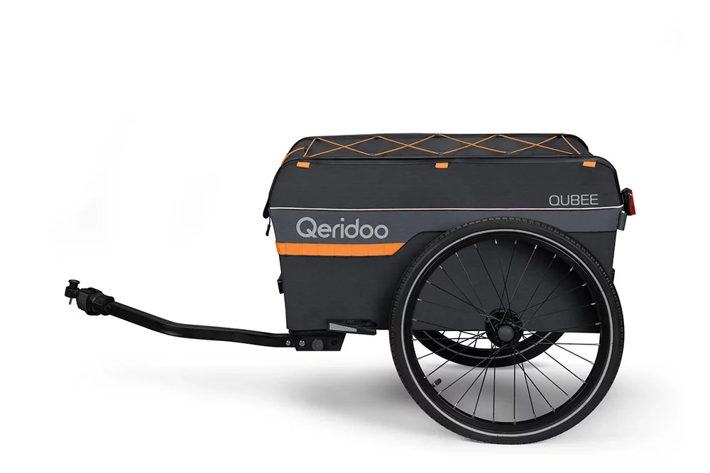 Cargo Fahrrad Anhänger Qubee Grey, faltbar