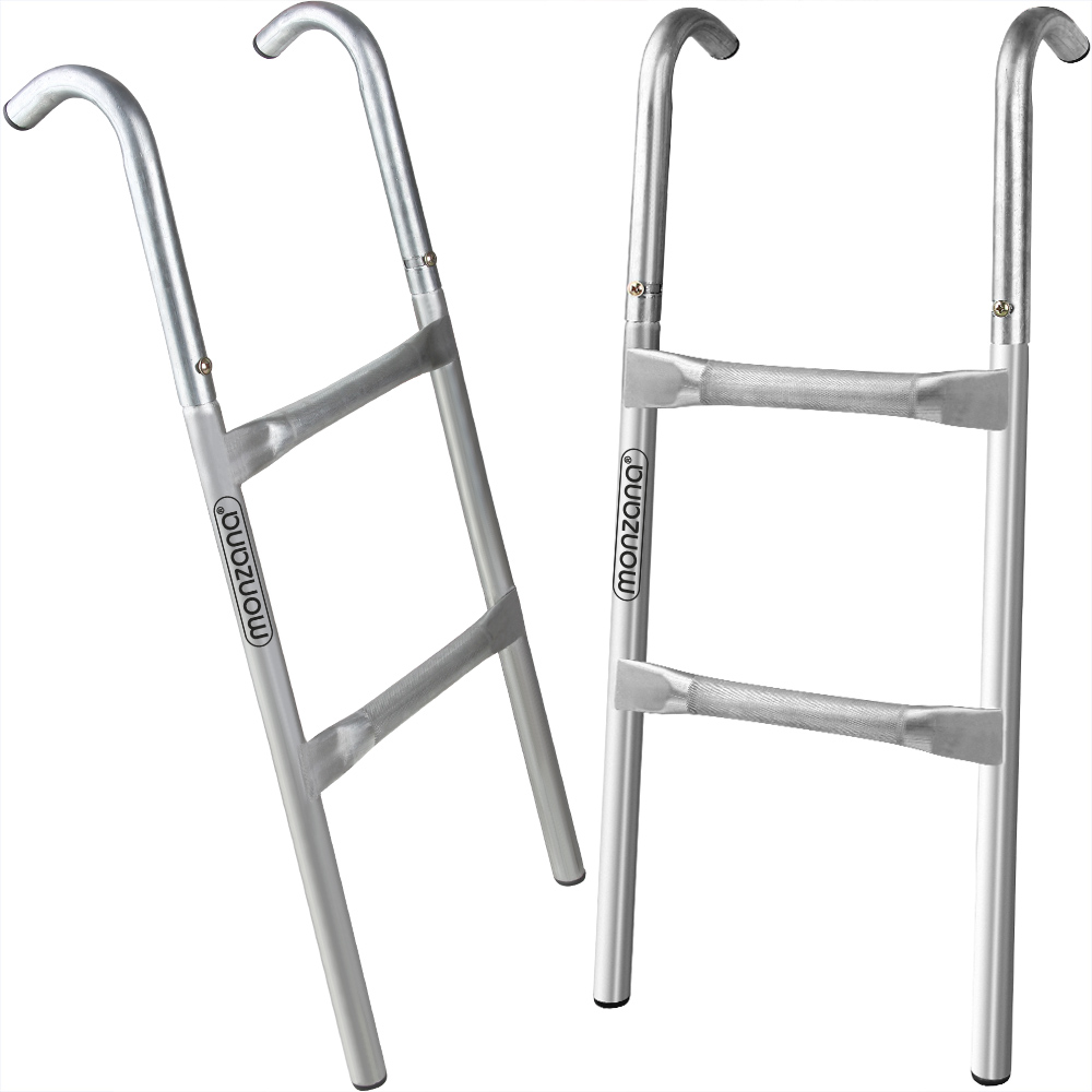Trampolinleiter 76 cm / 2 Metallstufen
