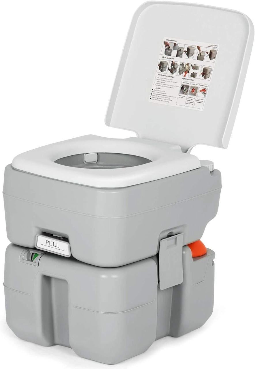 20+10L Campingtoilette mit abnehmbarem Abwassertank