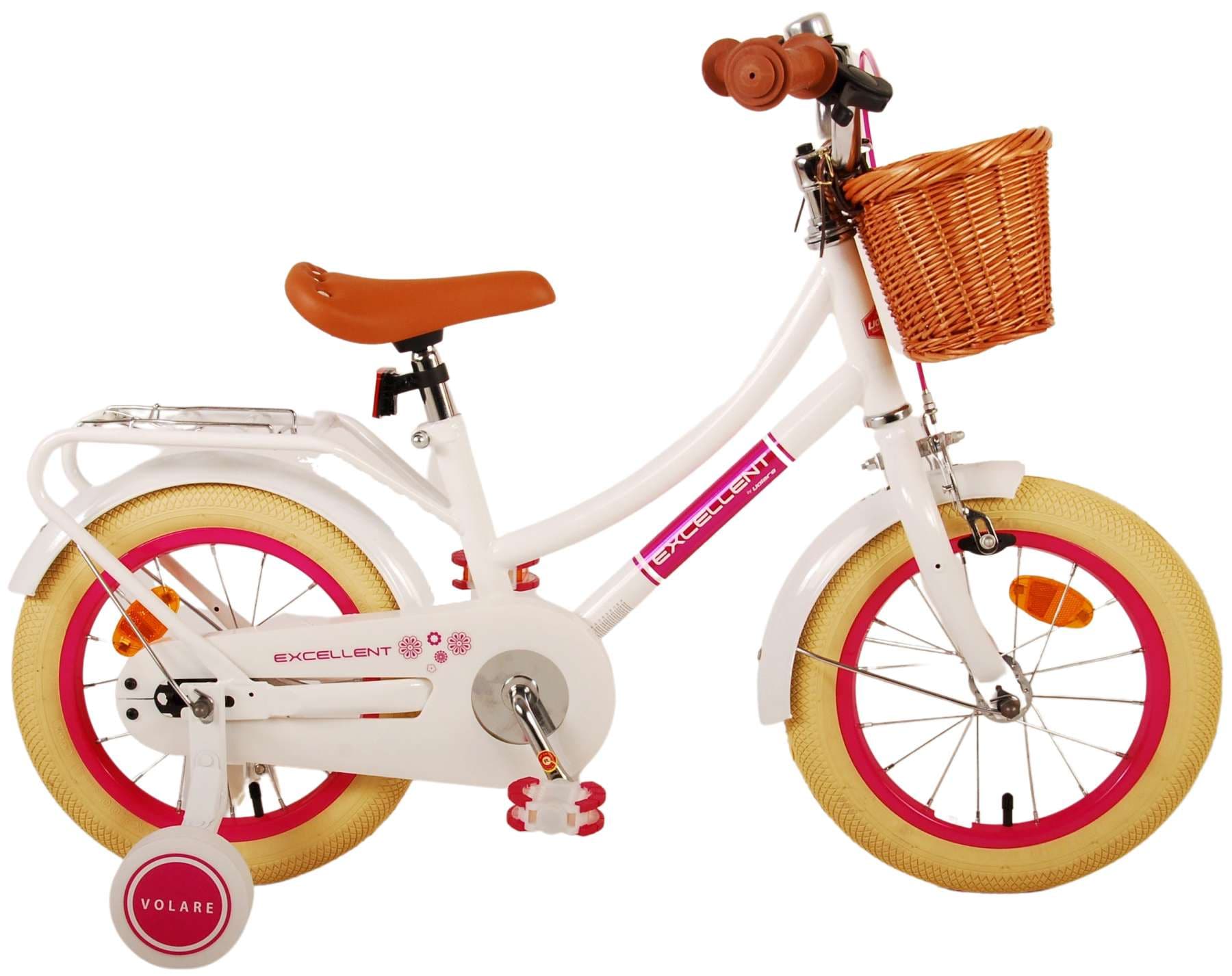 Excellent Kinderfahrrad - Mädchen - 14 Zoll - Weiß