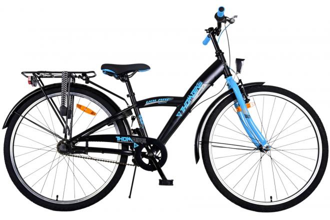 Thombike Kinderfahrrad - Jungen - 26 Zoll - Schwarz Blau - 3 Gänge