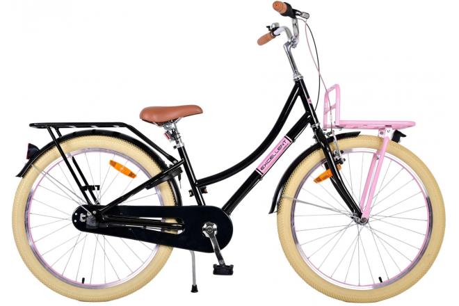 Excellent Kinderfahrrad - Mädchen - 24 Zoll - Schwarz - 3 Gänge