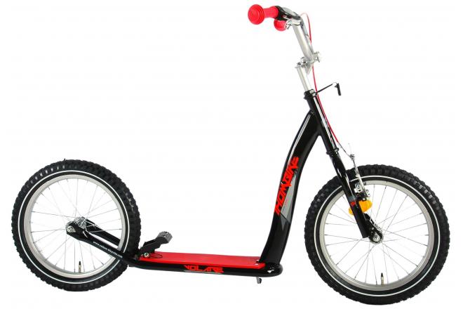 Roller 16 Zoll Schwarz Rot