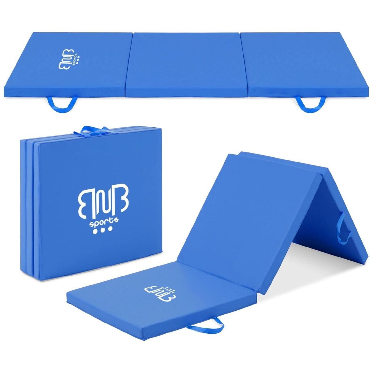 Premium Tri-Folding Thick Gymnastic Mat &amp; Home Sports, Yogamatte &amp; Sportmatte