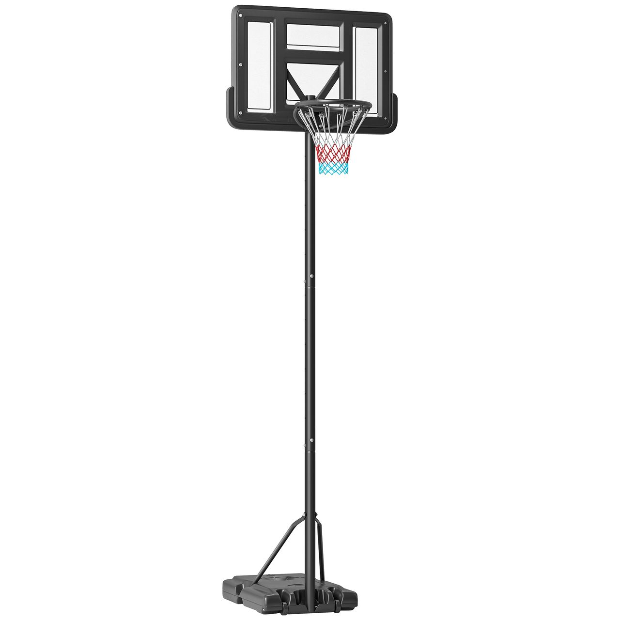 SPORTNOW 2-in-1 Basketballständer Höhenverstellbarer Basketballkorb mit Ständer