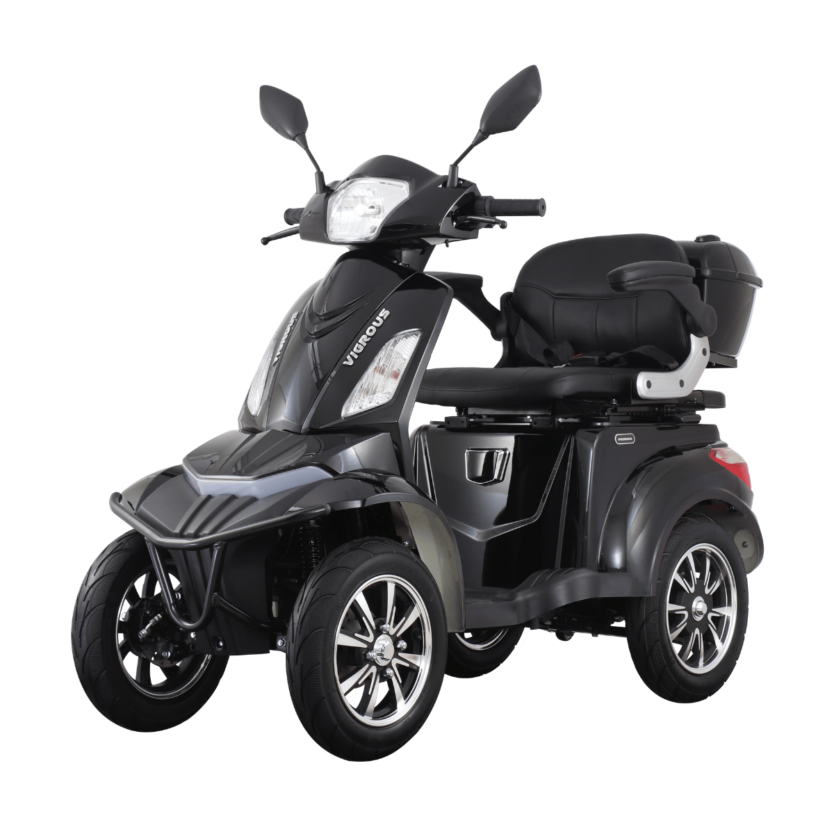Elektromobil VISTA 25 km/h – 4-rädriges Seniorenmobil mit COC-Zulassung Schwarz