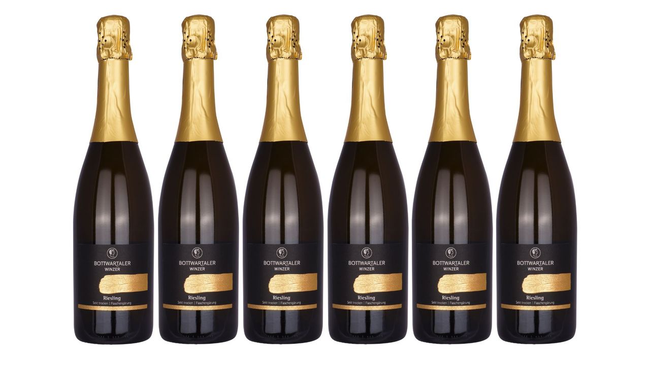 Großbottwarer Wunnenstein Riesling Sekt Qba Trocken 0,75L 6er Karton