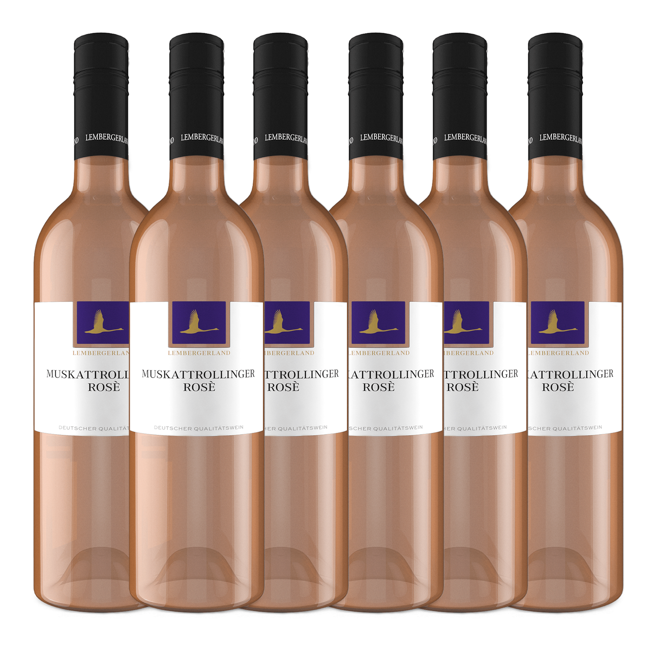Rosswager Stromberg Muskat-Trollinger Rosé Qba 0,75L 6er Karton