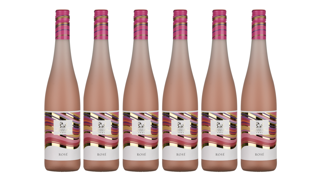 Winzer vom Weinsberger Trollinger Rosé Qba "Junge Linie" 0,75L 6er Karton