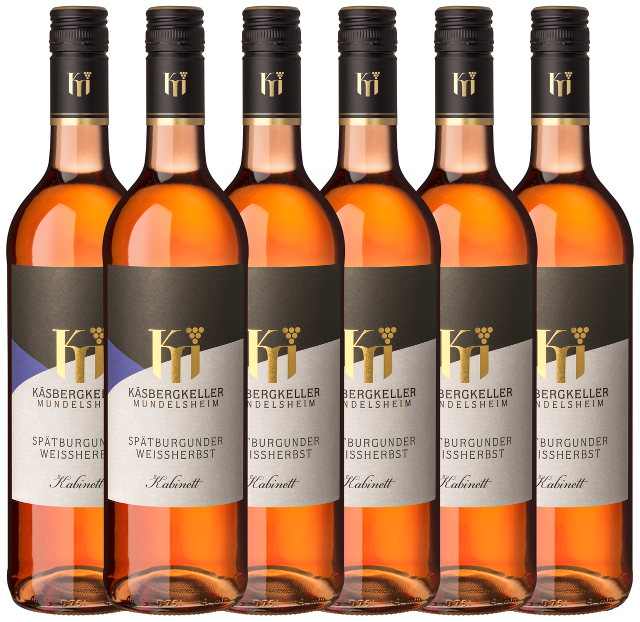 Mundelsheimer Spätburgunder Weißherbst Kabinett 0,75l - 6er Karton