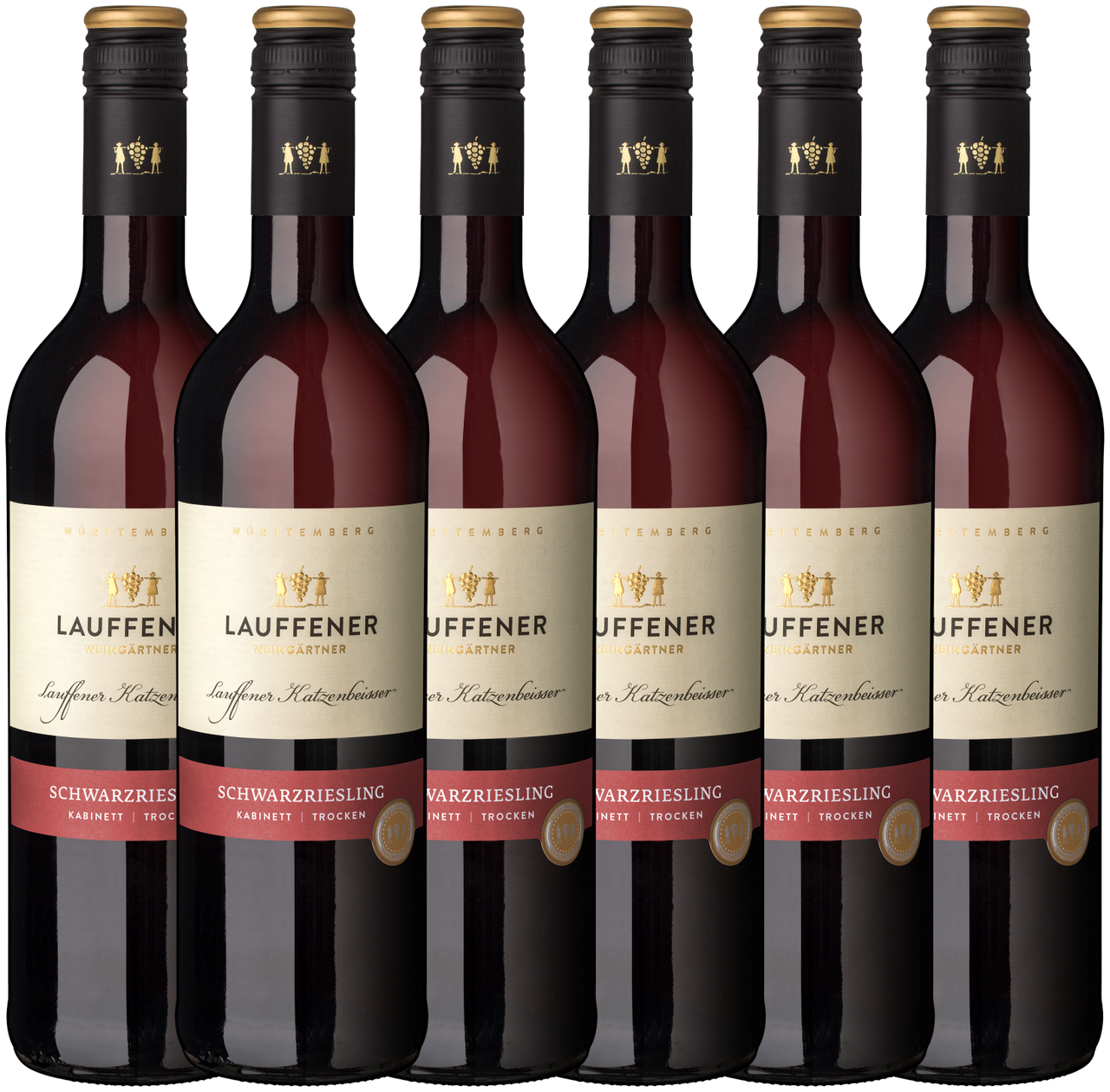 Lauffener Katzenbeißer Schwarzriesling Kabinett trocken 0,75l - 6er Karton