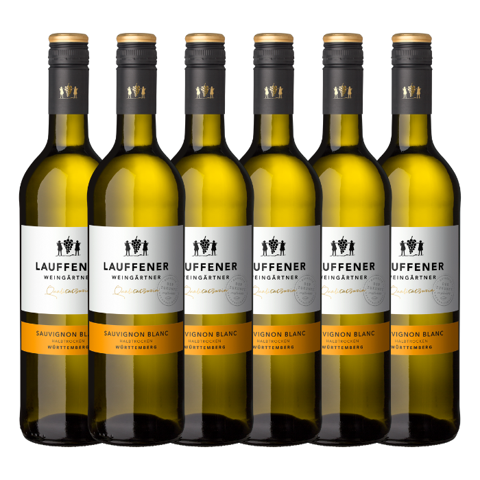 Lauffener Sauvignon blanc QbA halbtrocken 0,75l - 6er Karton