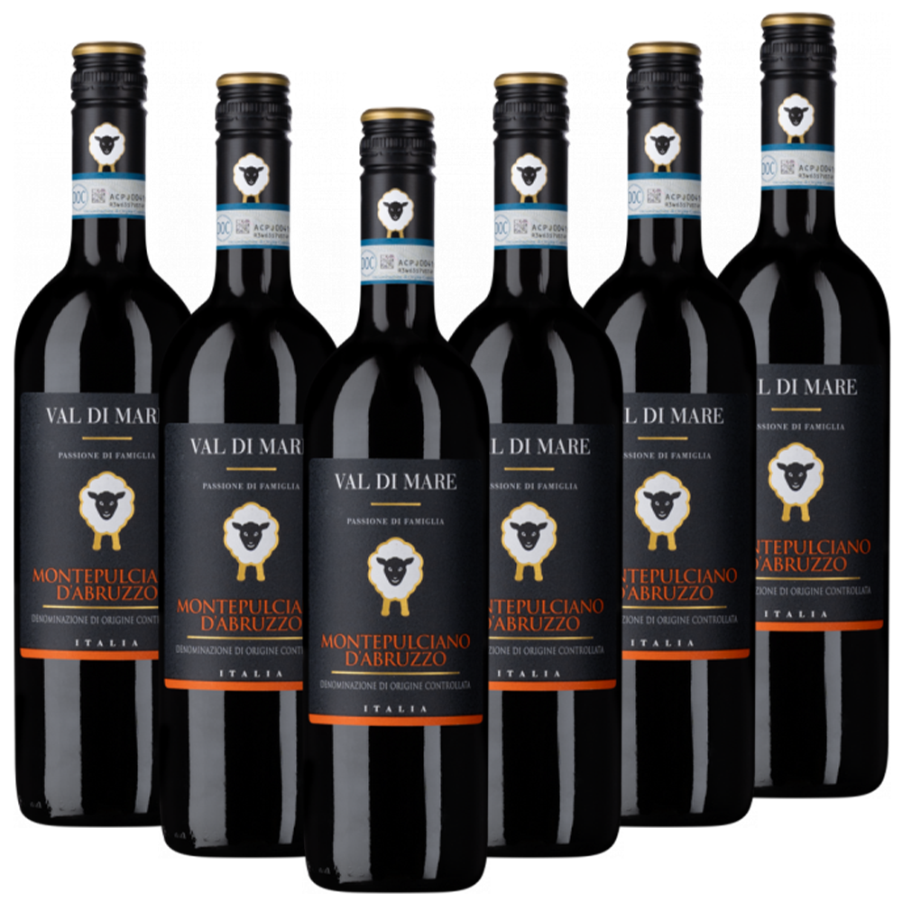 Montepulciano d Abruzzo DOC Val di Mare Spinelli Italien  trocken - 6er Karton
