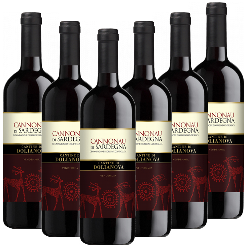 Cannonau di Sardegna DOC Dolianova Italien  trocken - 6er Karton
