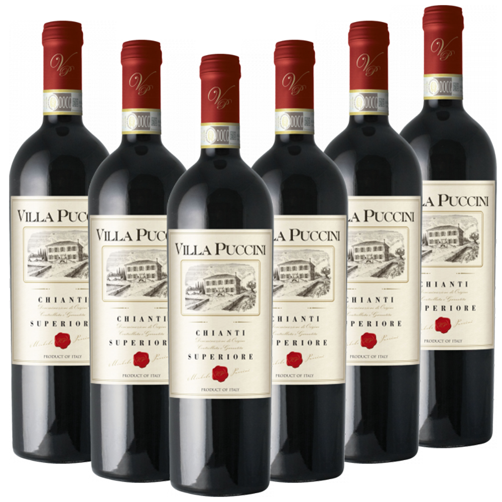 Chianti Superiore DOCG Villa Puccini Italien  trocken - 6er Karton