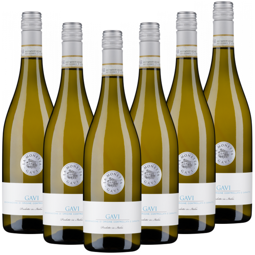 Gavi DOCG La Monetta Araldica Italien  trocken - 6er Karton