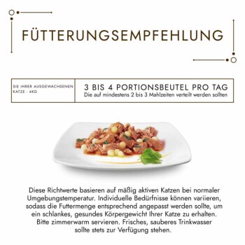GOURMET à la Carte 26x85g Huhn garniert mit Pasta-Perlen