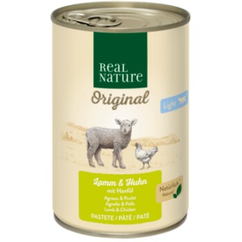 REAL NATURE Light Huhn und Lamm 6x400 g