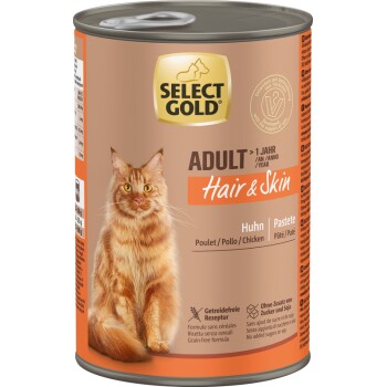 SELECT GOLD Hair & Skin Adult 6x400 g