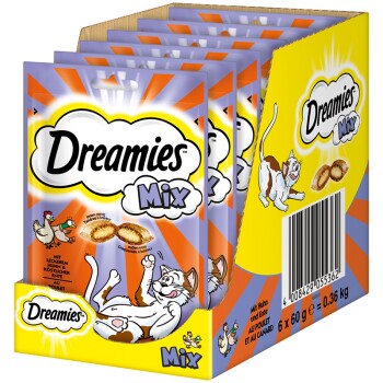 Dreamies Mix 6x60g Huhn und Ente
