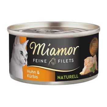 Miamor Feine Filets Naturelle Huhn und Kürbis 24x80 g