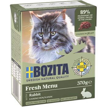 BOZITA Häppchen in Gelee 6x370g Kaninchen