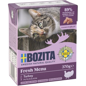BOZITA Häppchen in Gelee 6x370g Pute