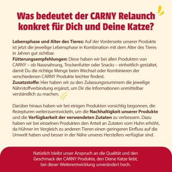 animonda Carny Nassfutter Katze Adult Rind und Herz 6x200 g