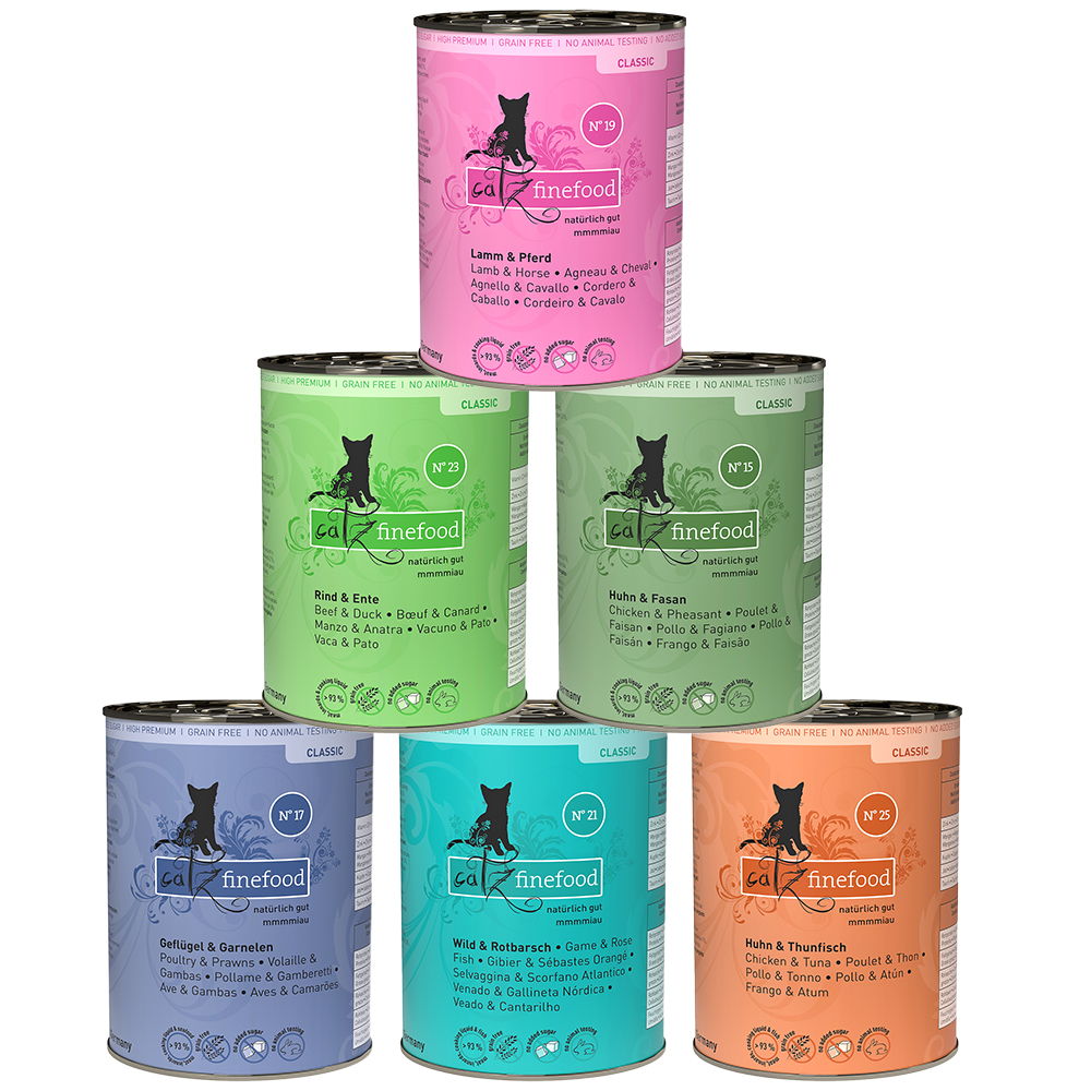 Catz finefood Nassfutter Katze Classic Adult 6x400 g Multipack 2