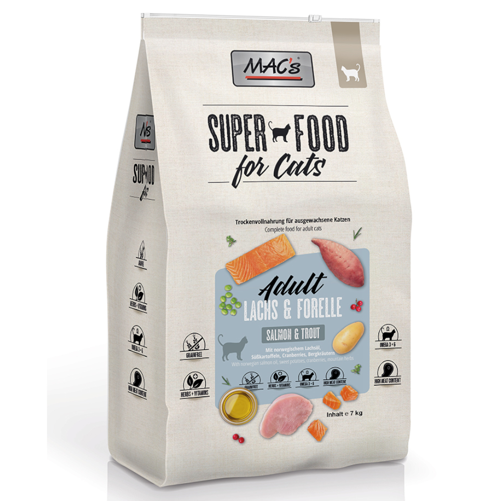 MAC's Cat Adult Trockenfutter Lachs & Forelle 7 kg