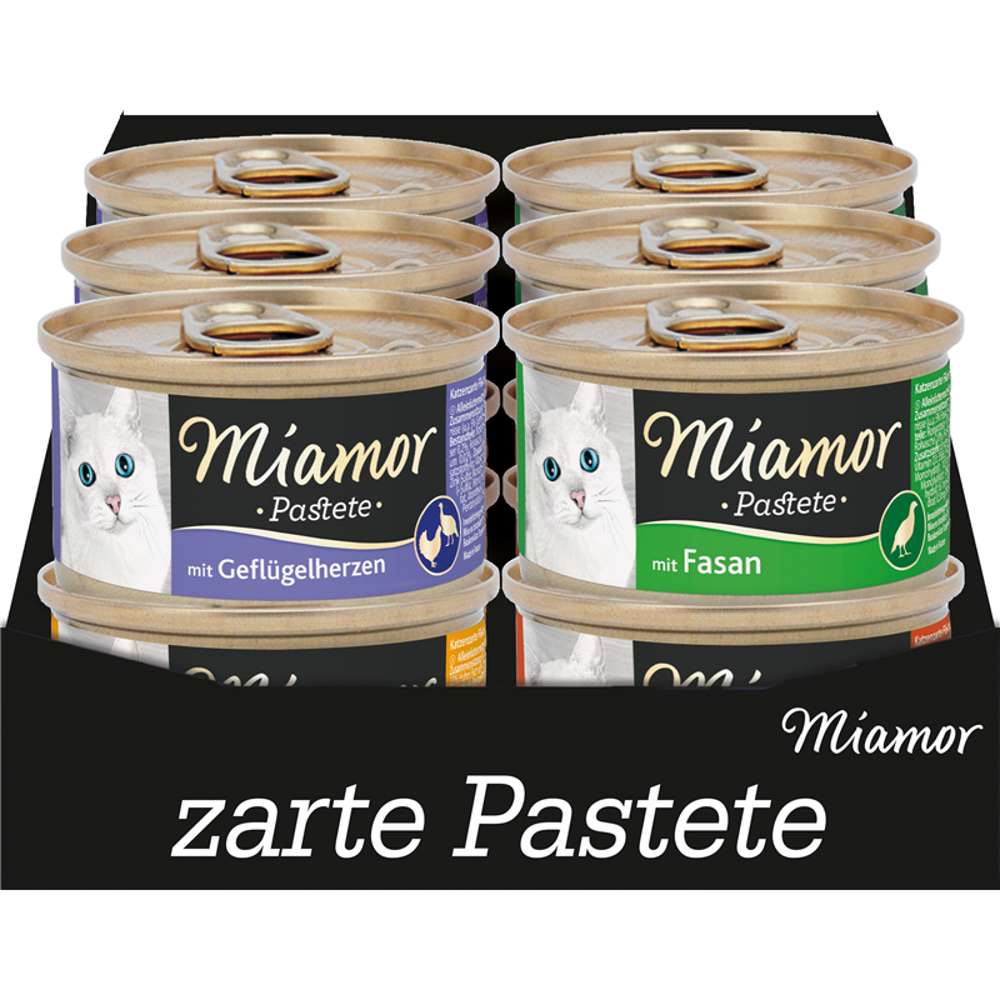Miamor Pastete Multibox 12x85g Geflügel
