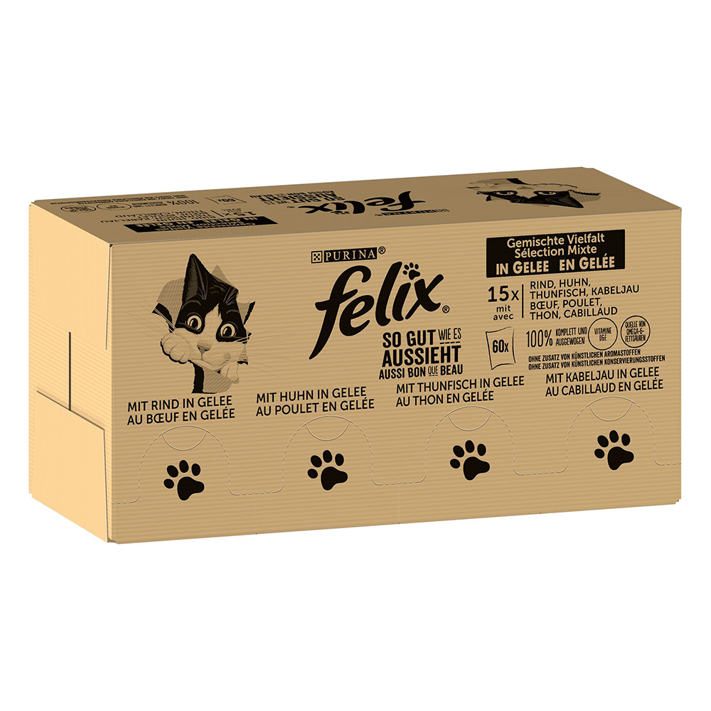 Felix So gut wie es aussieht in Gelee 120x85 g Gemischte Vielfalt 1