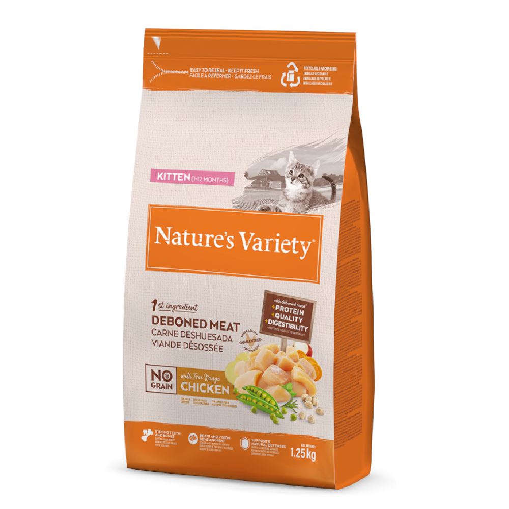 Nature's Variety Selected Kroketten für Katzen mit entbeintem Huhn 1,25kg