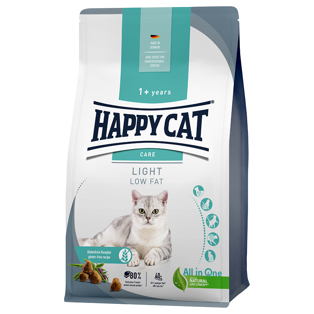 HAPPY CAT Care Trockenfutter Katze Adult, Light 10 kg