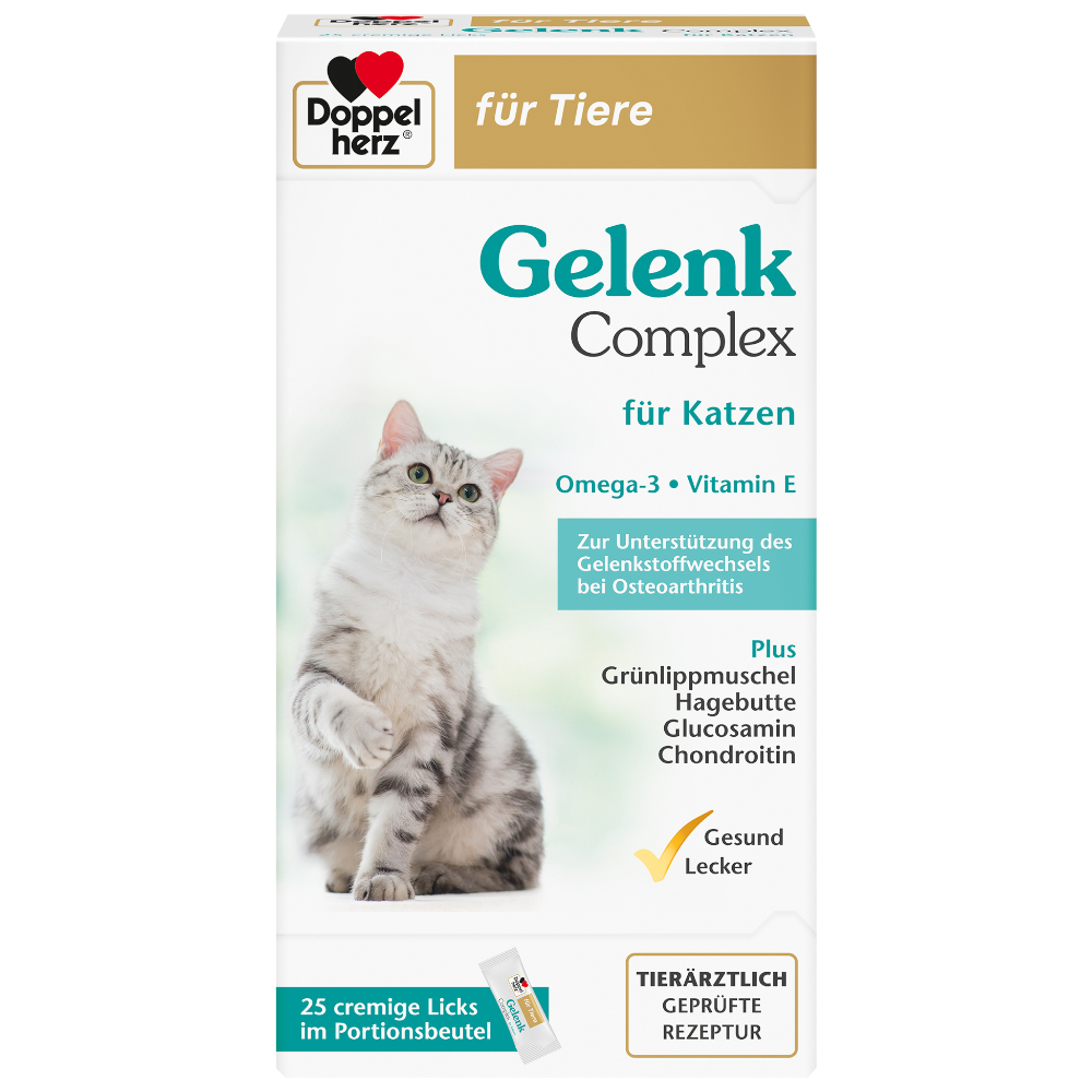 Doppelherz Gelenk Complex für Katzen 25 Stück
