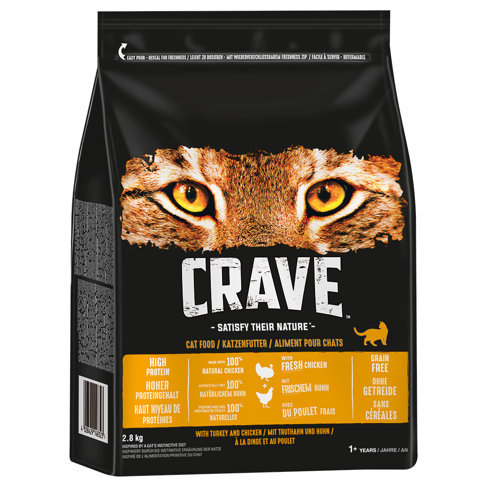 CRAVE mit Truthahn und Huhn 2,8 kg