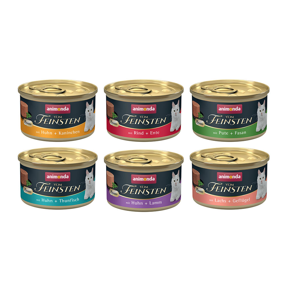 animonda vom Feinsten Adult Mousse-Vielfalt 72x85 g