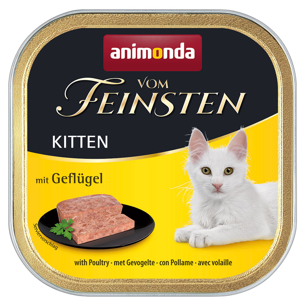animonda Vom Feinsten Kitten Vielfalt für Katzenkinder 32x100 g